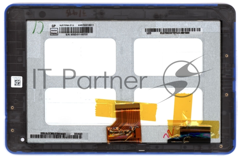 Модуль (матрица + тачскрин) для Acer Iconia Tab B1-A71 черный с рамкой