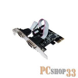 Контроллер COM (2 внешн. 9pin) STLab I-360 (PCI-E x1)
