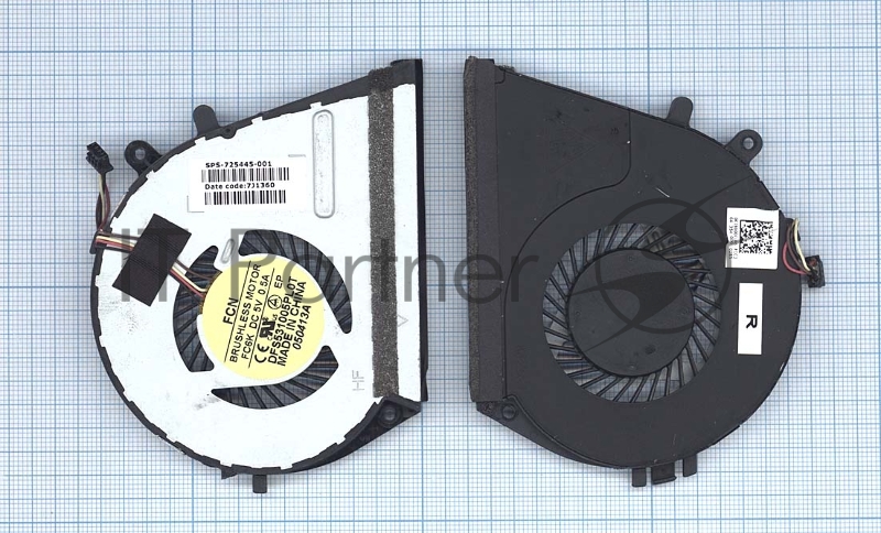 Вентилятор (кулер) для ноутбука Hp Envy 14-K000, TouchSmart m6-k m6-k000