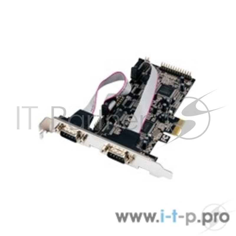Контроллер COM (2 внешн. 9pin + 4 внутр. 9pin) STLab I-472 (PCI-E x1)