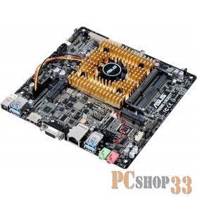 Материнская плата ASUS PRIME N3060T RTL {Dsub+HDMI GbLAN SATA Mini-ITX 2DDR3 SODIMM}