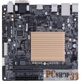 Материнская плата ASUS PRIME J4005I-C RTL 90MB0W90-M0EAY0 {Celeron J4005 onboard Dsub+HDMI GbLAN SATA Mini-ITX 2DDR4}
