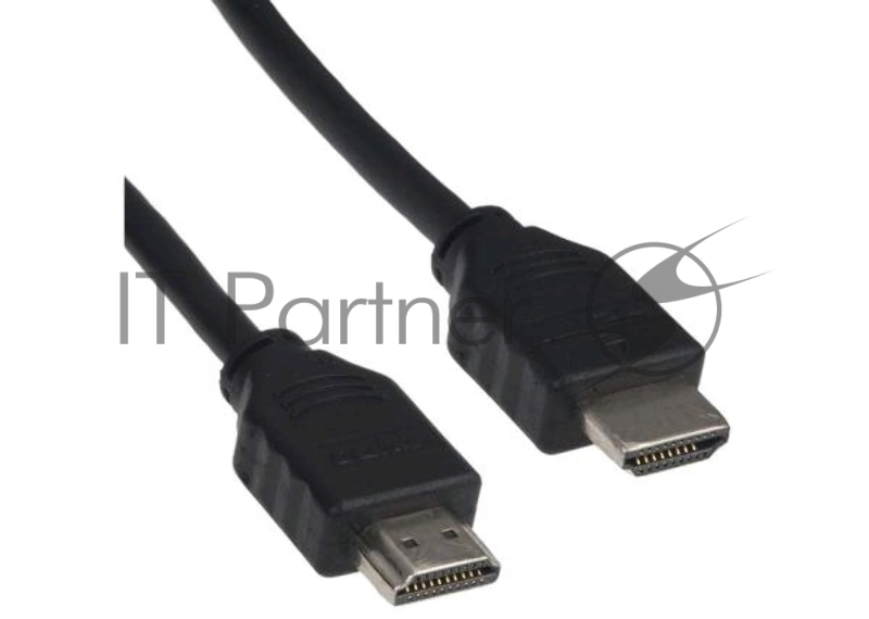 Кабель HDMI Cablexpert CC-HDMI4-0.5M, 19M/19M, v2.0, медь, позол.разъемы, экран, 0.5м, черный, пак