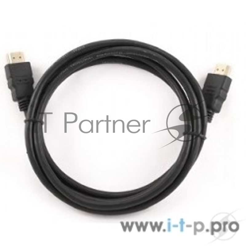 Кабель HDMI Cablexpert CC-HDMI4-0.5M, 19M/19M, v2.0, медь, позол.разъемы, экран, 0.5м, черный, пак