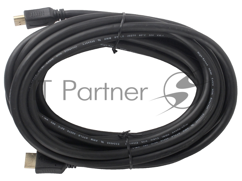 Кабель HDMI Cablexpert CC-HDMI4-7.5M, 19M/19M, v2.0, медь, позол.разъемы, экран, 7.5м, черный, пакет