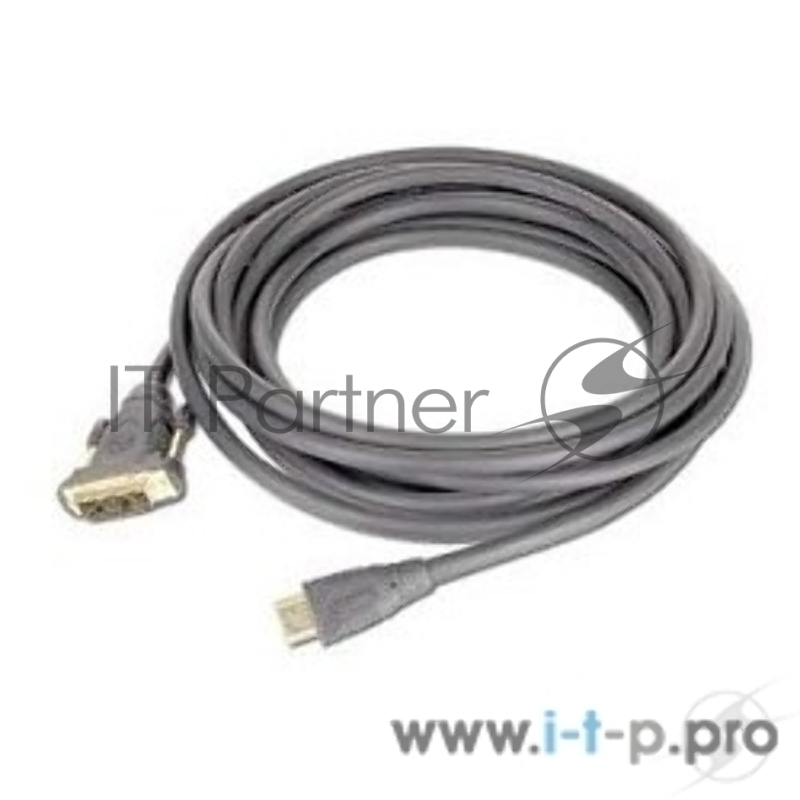 Кабель HDMI-DVI Cablexpert CC-HDMI-DVI-10MC, 19M/19M, single link, медь, позол.разъемы, экран, 10м, черный, пакет