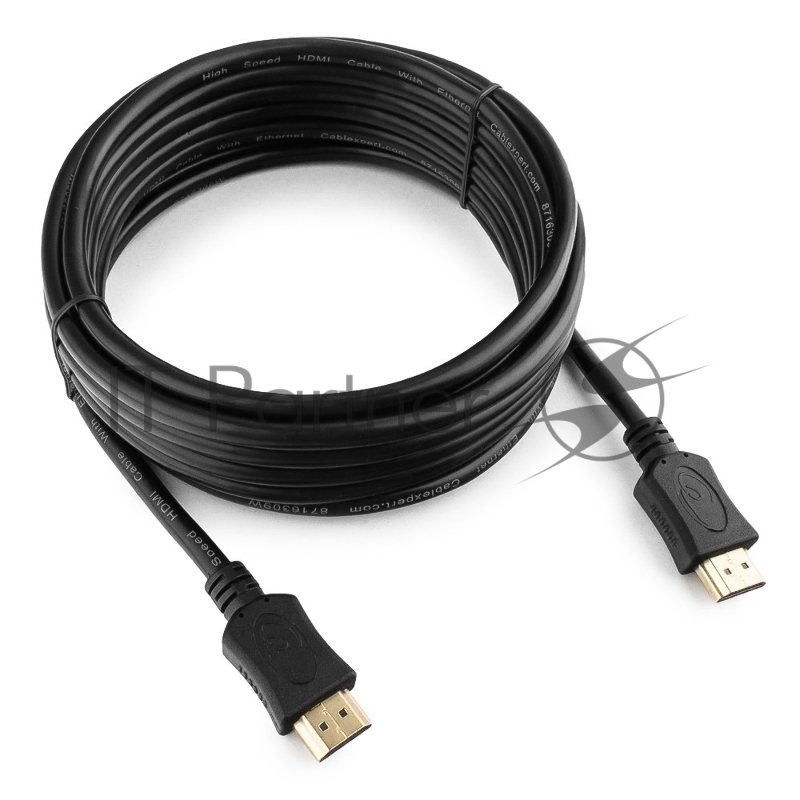 Кабель HDMI Cablexpert CC-HDMI4L-15, 19M/19M, v2.0, серия Light, позол.разъемы, экран, 4.5м, черный, пакет