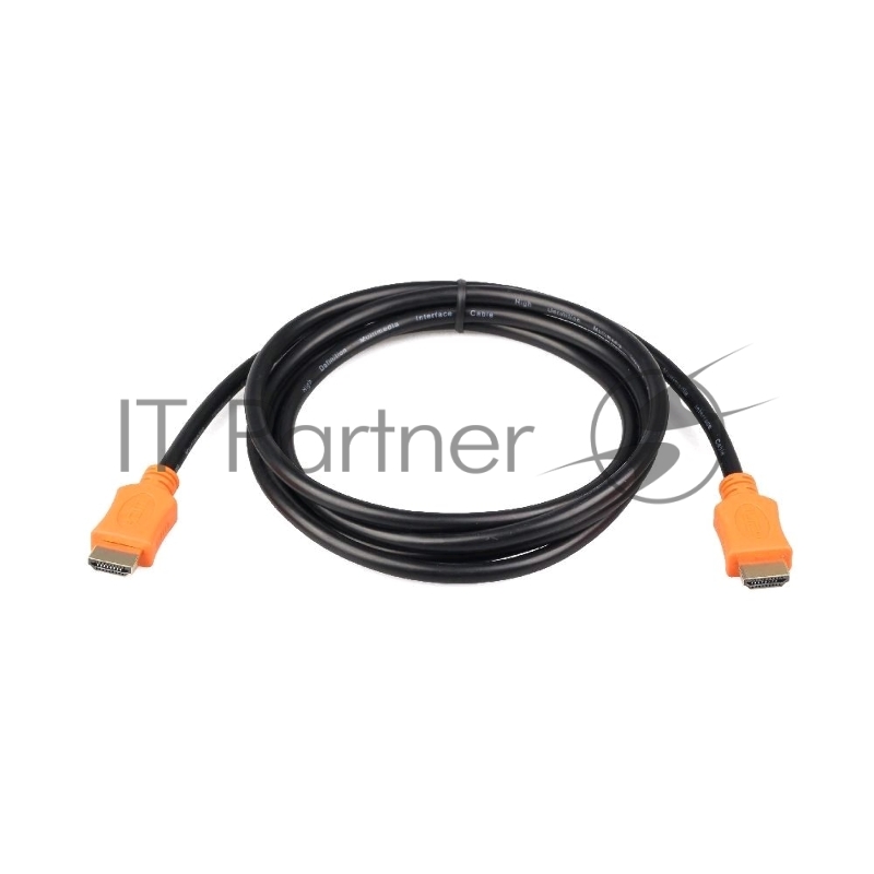 Кабель HDMI Cablexpert CC-HDMI4L-1M, 19M/19M, v2.0, серия Light, позол.разъемы, экран, 1м, черный, пакет