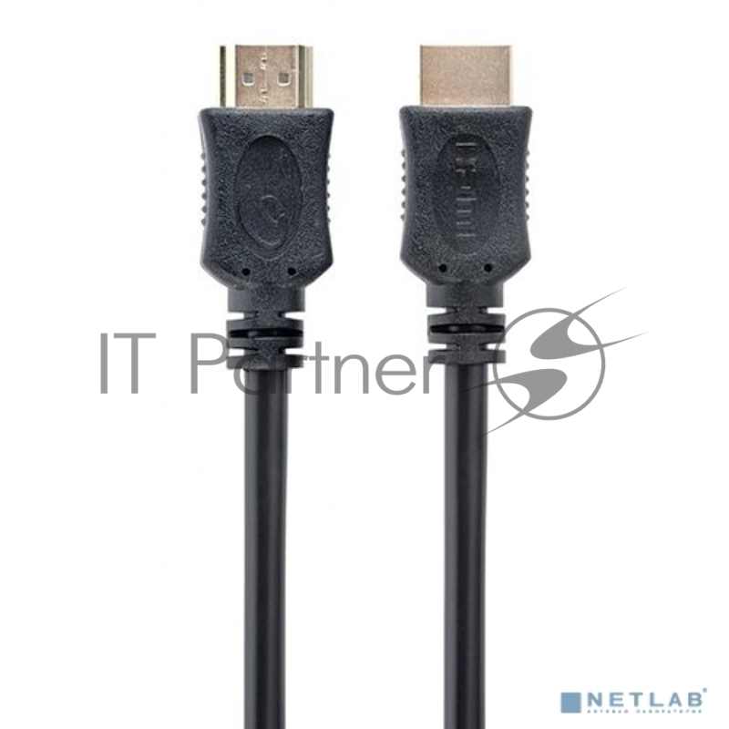 Кабель HDMI Cablexpert CC-HDMI4L-20M, 20м, v2.0, 19M/19M, серия Light, черный, позол.разъемы, экран, пакет