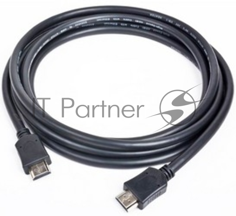 Кабель HDMI Cablexpert CC-HDMI4-15, 19M/19M, v2.0, медь, позол.разъемы, экран, 4.5м, черный, пакет