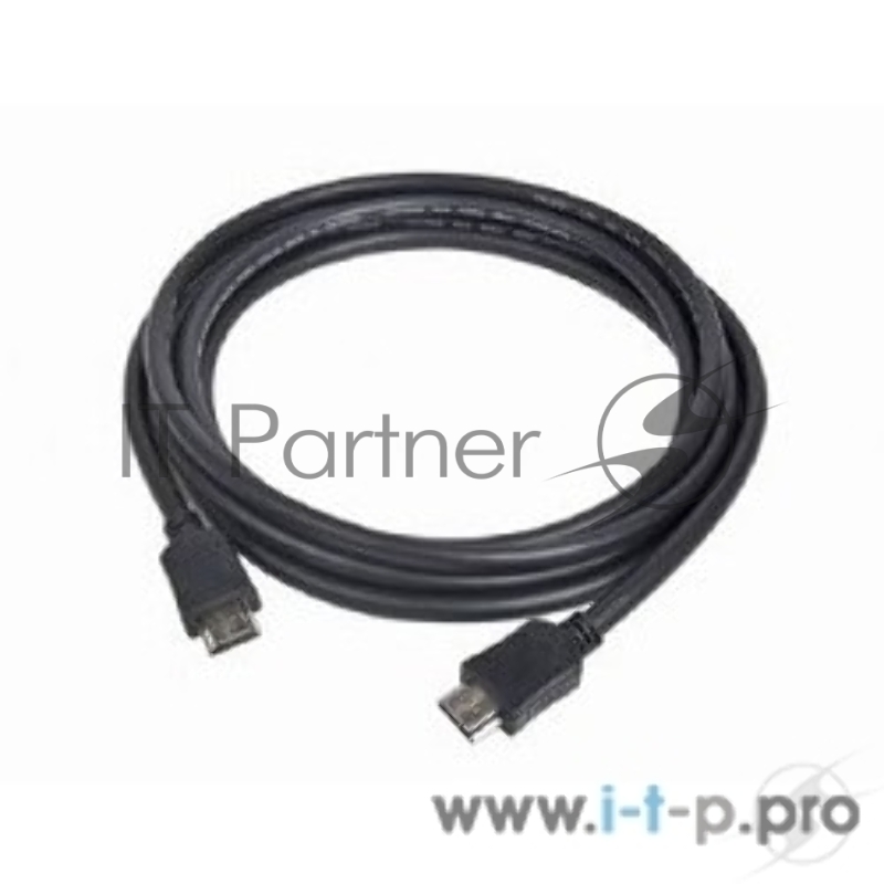 Кабель HDMI Cablexpert CC-HDMI4-15, 19M/19M, v2.0, медь, позол.разъемы, экран, 4.5м, черный, пакет