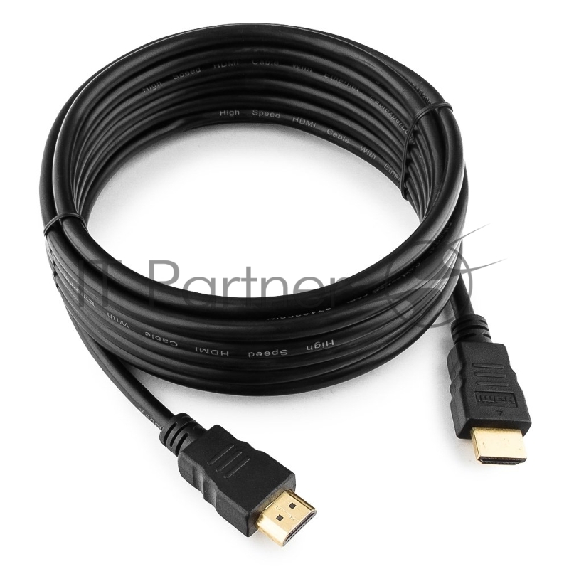 Кабель HDMI Cablexpert CC-HDMI4-15, 19M/19M, v2.0, медь, позол.разъемы, экран, 4.5м, черный, пакет