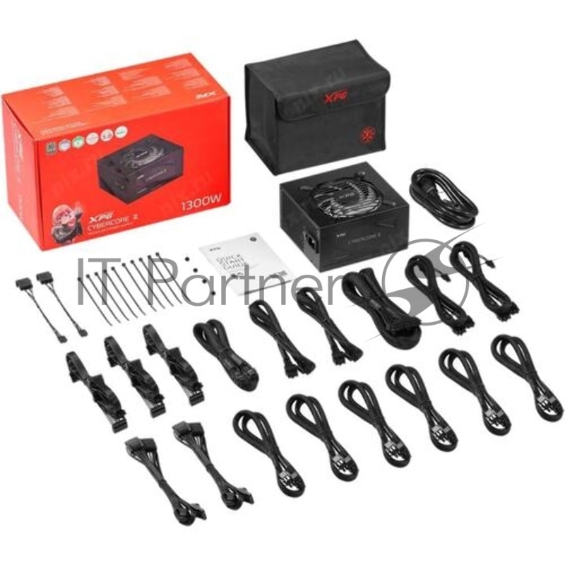 Блок питания ADATA XPG CYBERCORE II 1300W 80+ Platinum, полностью модульный