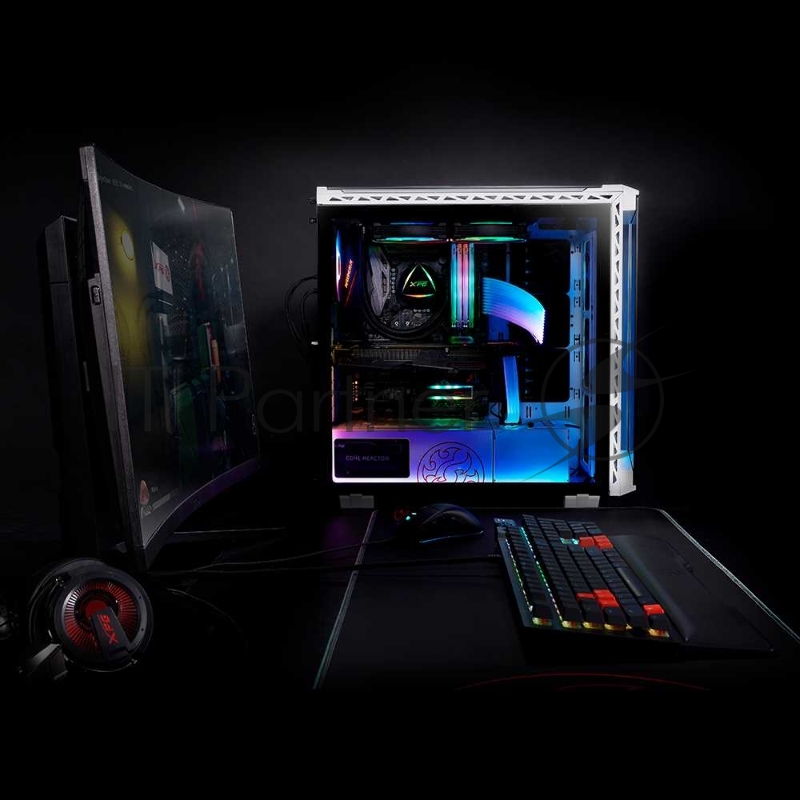 Корпус ADATA XPG BATTLECRUISER белый Mid-Tower, E-ATX, Micro-ATX, Mini-ITX, Standard-ATX, USB 3.2 Gen1 Type-A, USB 3.2 Gen1 Type-C