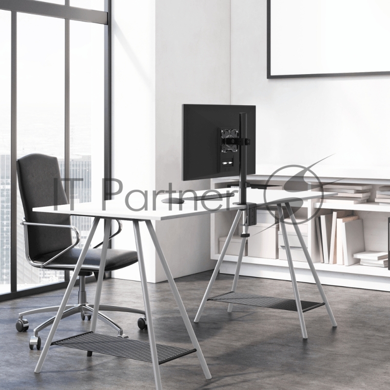 Кронштейн ONKRON D101E для монитора 13-34 настольный, чёрный