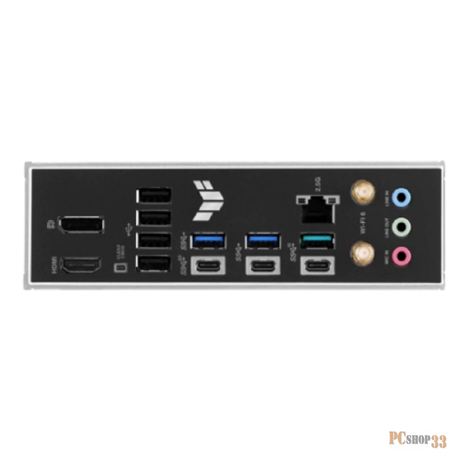 Материнская плата ASUS TUF GAMING B760M-BTF WIFI D4 LGA1700 128 Гб, 4*DDR4, DP, HDMI microATX