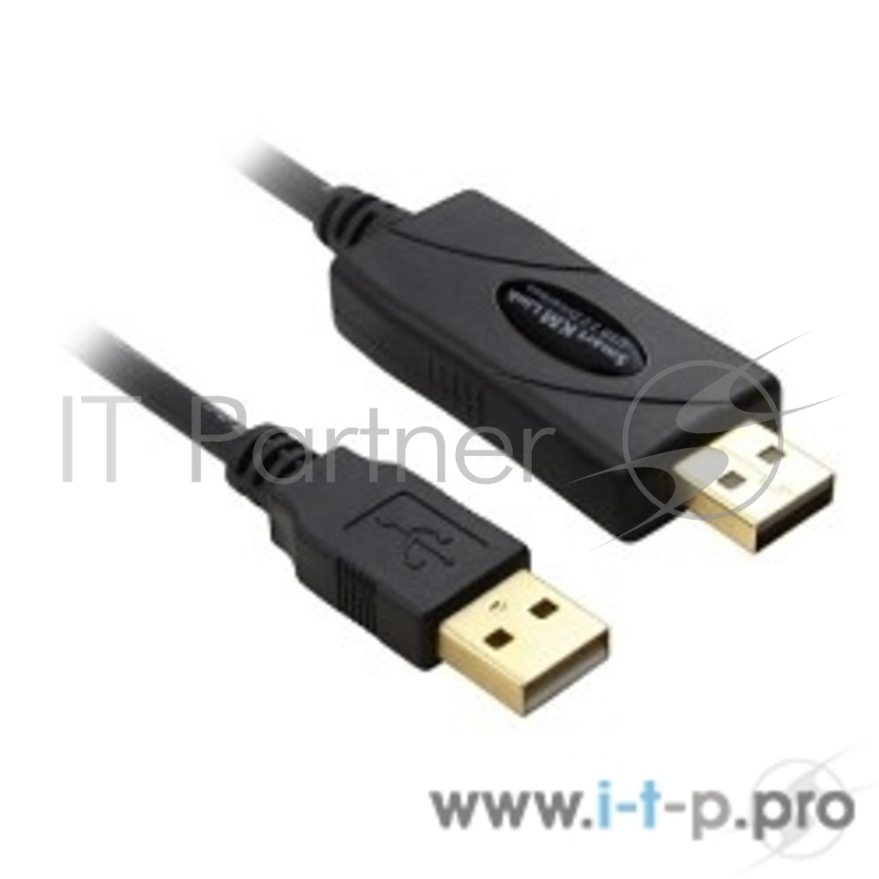 Кабель Greenconnect Кабель интерфейсный USB 2.0 0.3m GCR-UM3M-BD2S-0.3m AM / AM, AWG 28 / 24 Premium, двойное экранирование, антифриз, прозрачный.