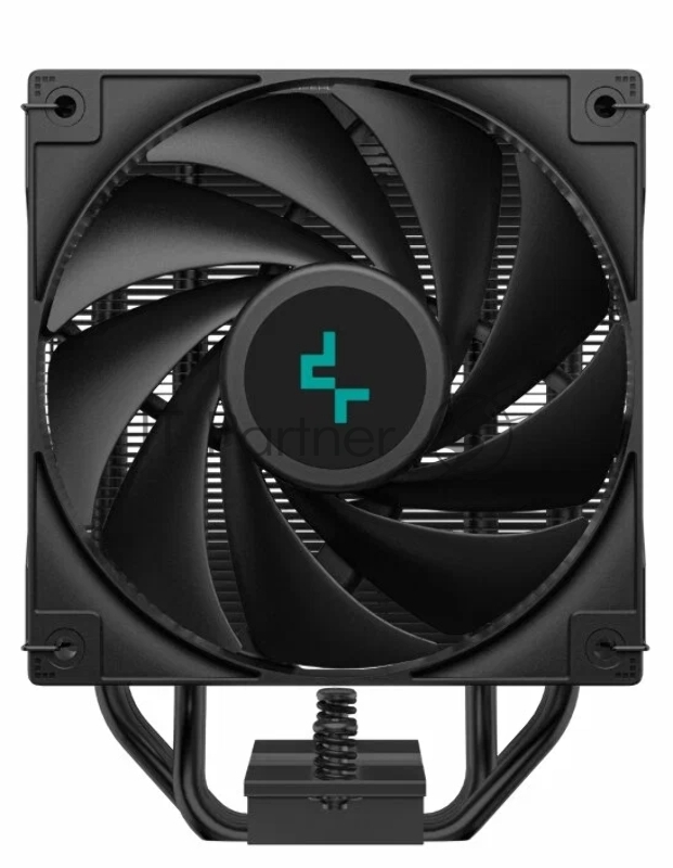 Кулер DEEPCOOL AG400 DIGITAL BK ARGB LGA1700/1200/115X/AM5/AM4 (9шт/кор, TDP 220W, PWM, ARGB Fan 120mm, 4 тепл. трубки, черный) RET