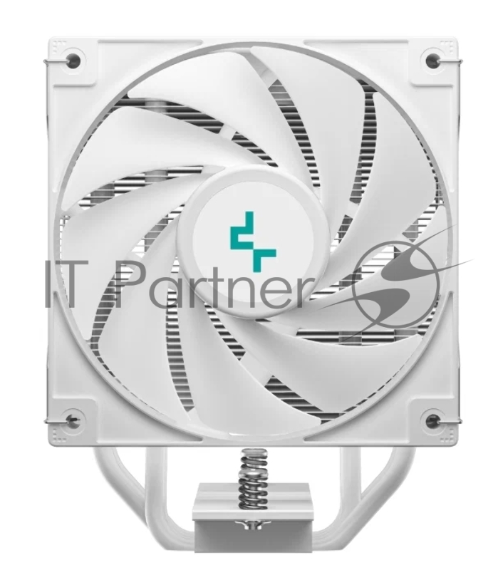 Кулер DEEPCOOL AG400 DIGITAL WH ARGB LGA1700/1200/115X/AM5/AM4 (9шт/кор, TDP 220W, PWM, ARGB Fan 120mm, 4 тепл. трубки, белый) RET