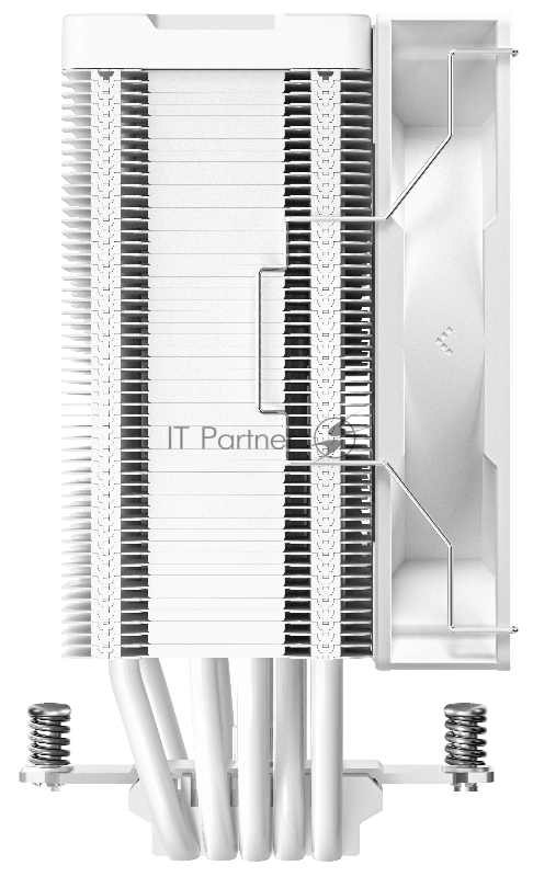 Кулер DEEPCOOL AG500 DIGITAL WH ARGB LGA1700/1200/115X/AM5/AM4 (9шт/кор, TDP 240W, PWM, ARGB Fan 120mm, 5 тепл. трубок, белый) RET