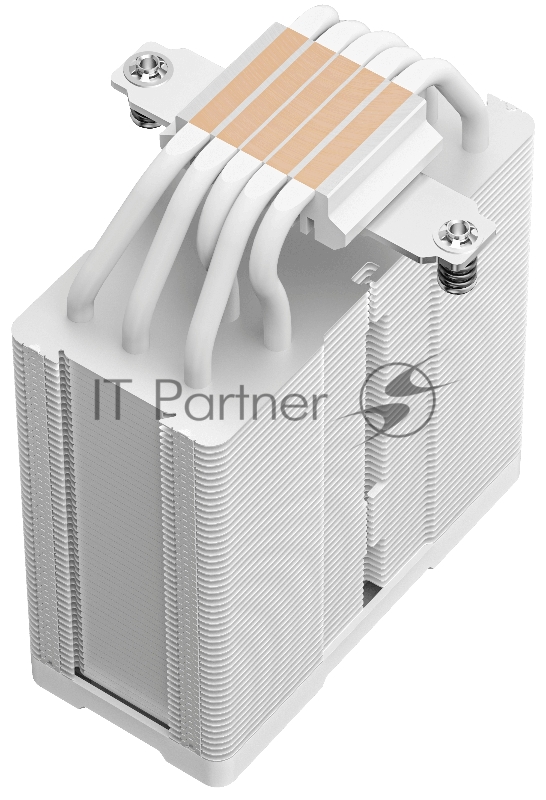 Кулер DEEPCOOL AG500 DIGITAL WH ARGB LGA1700/1200/115X/AM5/AM4 (9шт/кор, TDP 240W, PWM, ARGB Fan 120mm, 5 тепл. трубок, белый) RET