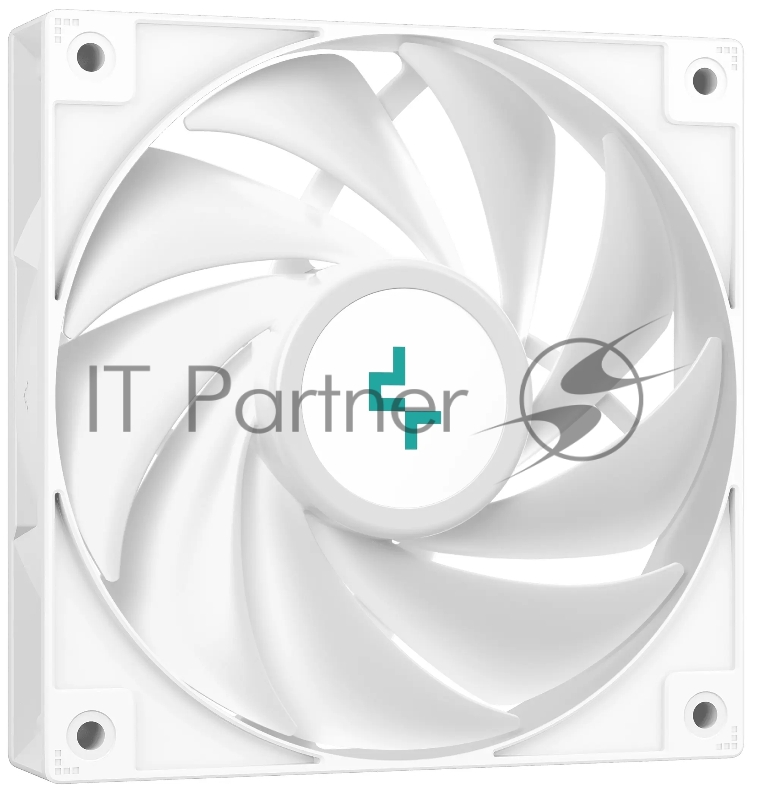 Кулер DEEPCOOL AG500 DIGITAL WH ARGB LGA1700/1200/115X/AM5/AM4 (9шт/кор, TDP 240W, PWM, ARGB Fan 120mm, 5 тепл. трубок, белый) RET