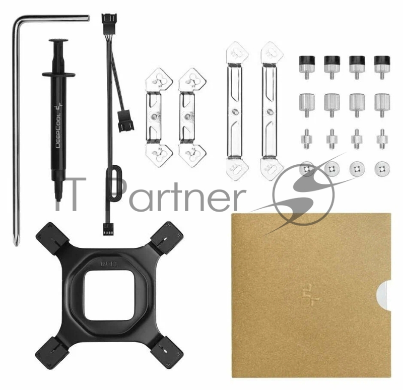 Кулер DEEPCOOL AK620 DIGITAL WH LGA20XX/1700/1200/115X/AM5/AM4 (8шт/кор, TDP 260W, PWM, DUAL Fan 120mm, 6 тепл. трубок, ARGB, белый) RET