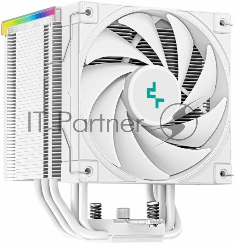 Кулер DEEPCOOL AK500 DIGITAL WH LGA20XX/1700/1200/115X/AM5/AM4 (9шт/кор, TDP 240W, PWM, Fan 120mm, 5 тепл. трубок, Copper Base, белый) RET