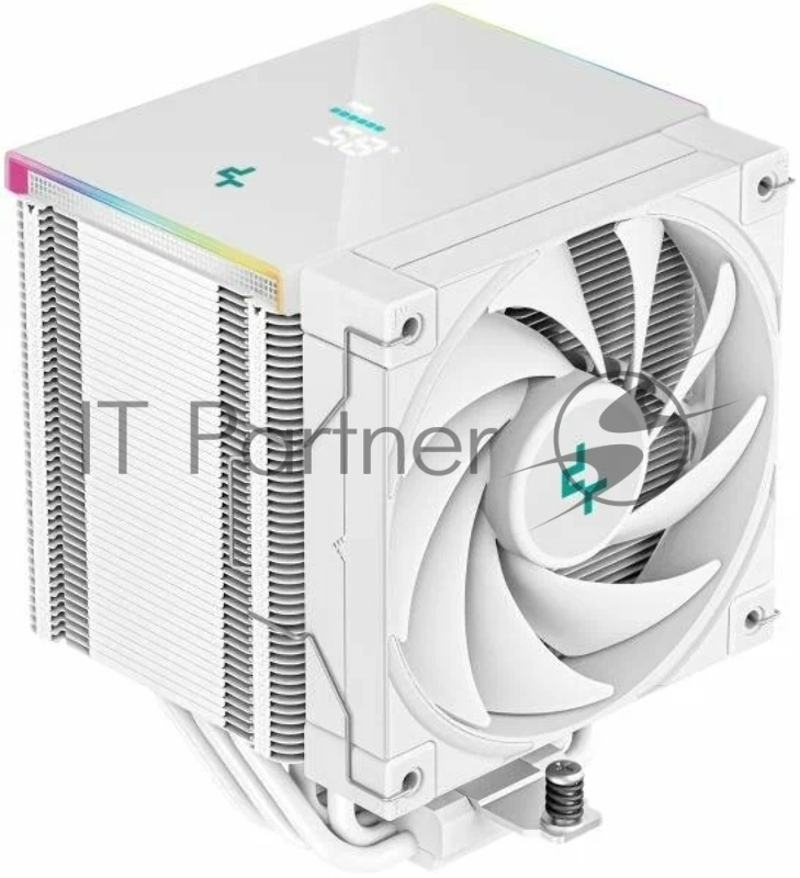 Кулер DEEPCOOL AK500 DIGITAL WH LGA20XX/1700/1200/115X/AM5/AM4 (9шт/кор, TDP 240W, PWM, Fan 120mm, 5 тепл. трубок, Copper Base, белый) RET