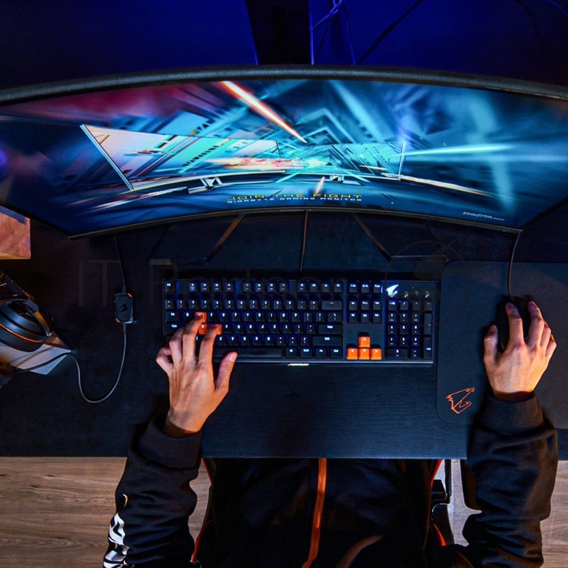 Монитор Gigabyte 31.5 G32QC A VA 2560x1440 165Hz 350cd/m2 16:9