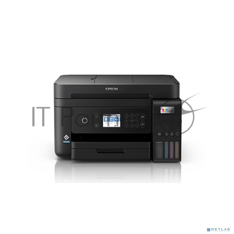 МФУ струйный Epson EcoTank L6270, принтер/сканер/копир, (A4, 4800x1200dpi, до33чб/20цв.ppm, СНПЧ, ADF35, Duplex, WiFi, USB)