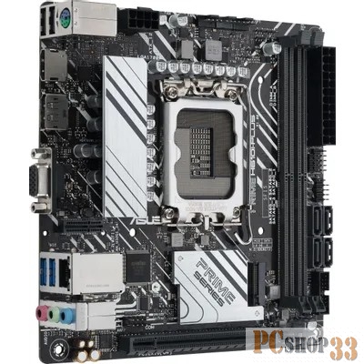 Материнская плата ASUS PRIME H610I-PLUS-CSM Soc-1700 Intel H610 2xDDR5 mini-ITX AC`97 8ch(7.1) GbLAN+VGA+HDMI+DP
