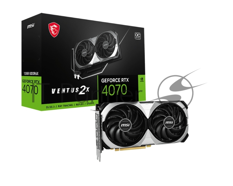 Видеокарта MSI RTX4070 SUPER 12G VENTUS 2X OC NV RTX4070 Super 12Gb PCI-E4.0 192bit GDDR6X 2610/21