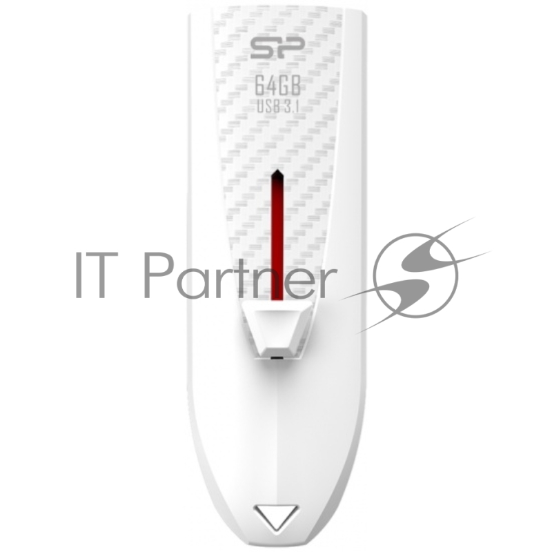 Флеш Диск Silicon Power 64Gb Blaze B25 SP064GBUF3B25V1W USB3.0 белый