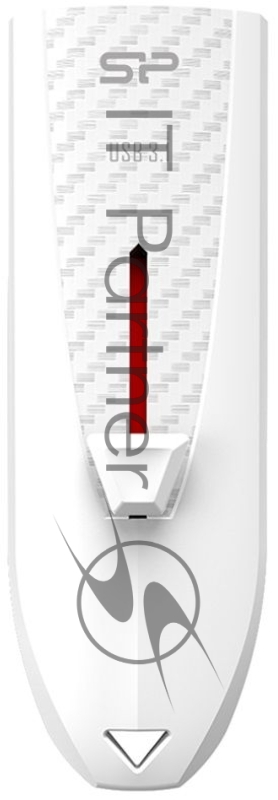 Флеш Диск Silicon Power 64Gb Blaze B25 SP064GBUF3B25V1W USB3.0 белый