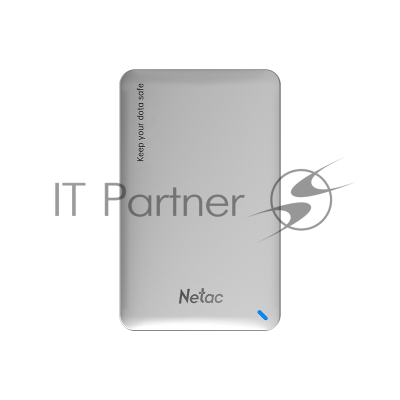 Внешний бокс 2.5 SATA Netac WH12 USB3.0 NT07WH12-30CC слайд алюминиевый корпус, черно- серебристый