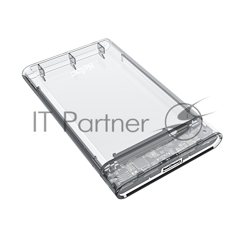 Внешний корпус NETAC WH11 <NT07WH11-30AC> для HDD/SSD 2.5 SATA -> USB3.0 прозрачный
