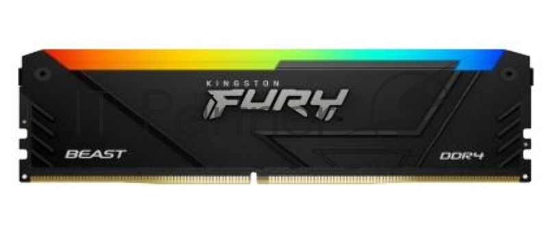 Оперативная память Kingston 32GB DDR4 3600MHz DIMM FURY Beast Black RGB XMP KF436C18BB2AK2/32 kit 2x16Gb, CL18, 288-pin 1.35V Non-ECC
