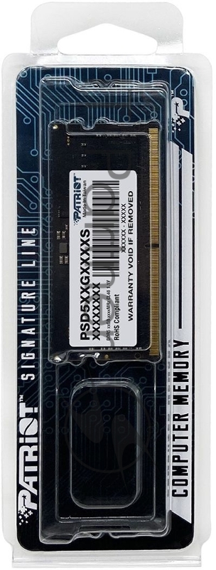 Память Patriot DDR5 8Gb 4800MHz PSD58G480041S RTL PC5-38400 CL40 SO-DIMM 260-pin 1.1В single rank