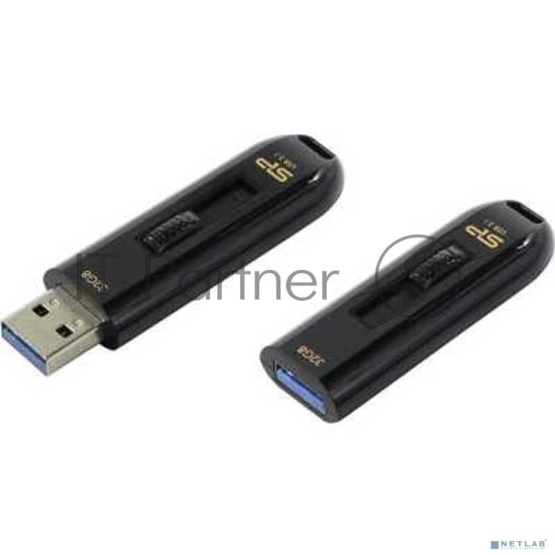 Флеш Диск Silicon Power 32Gb Blaze B21 SP032GBUF3B21V1K USB3.0 черный