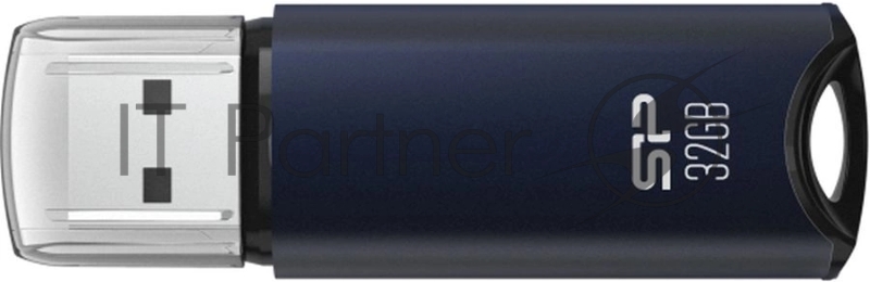 Флеш накопитель 32Gb Silicon Power Marvel M02, USB 3.0, Синий