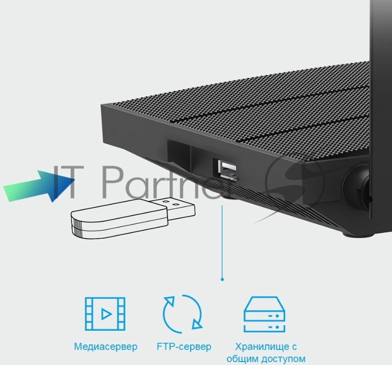 Роутер беспроводной TP-Link Archer C6U AC1200 10/100/1000BASE-TX/4G ready черный