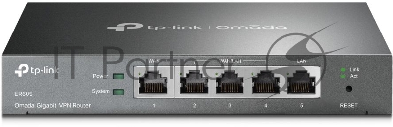 Роутер TP-Link SafeStream ER605 10/100/1000BASE-TX черный