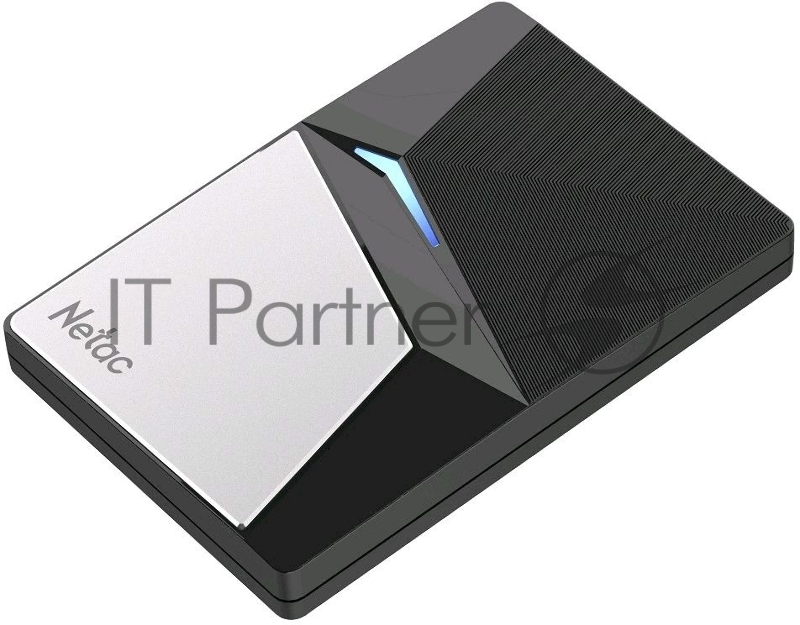 Накопитель внешний SSD External Netac 2.0Tb Z7S <NT01Z7S-002T-32BK> (USB3.2, up to 550/480MBs, 89х60х11.5mm, Aluminium+Steel+Plastic)