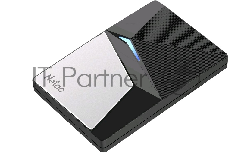 Накопитель внешний SSD External Netac 2.0Tb Z7S <NT01Z7S-002T-32BK> (USB3.2, up to 550/480MBs, 89х60х11.5mm, Aluminium+Steel+Plastic)