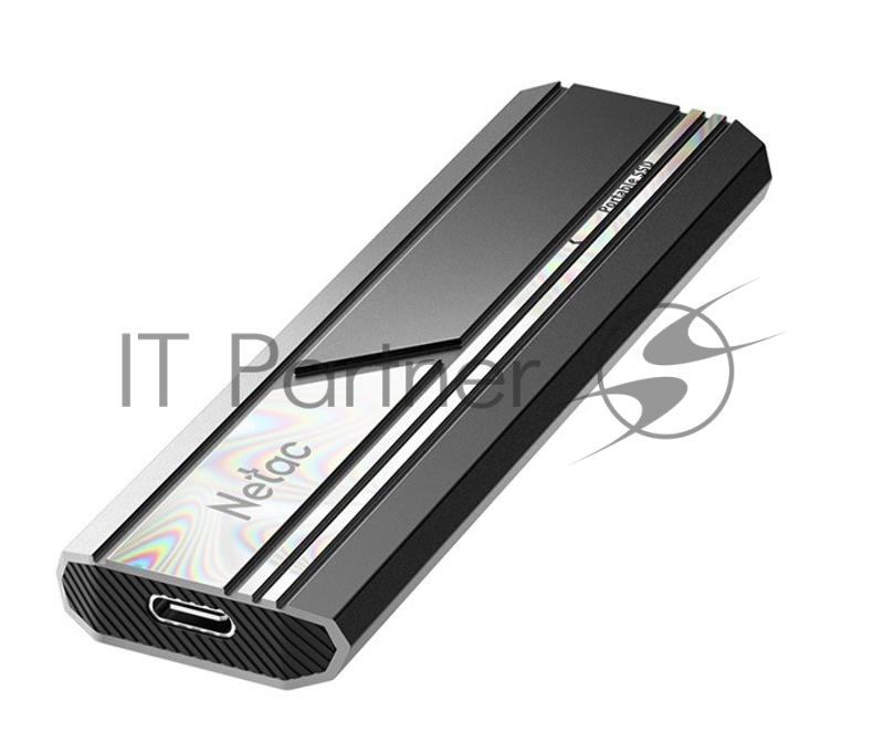 Накопитель SSD Netac USB-C 2Tb NT01ZX10-002T-32BK ZX10 2.5 черный