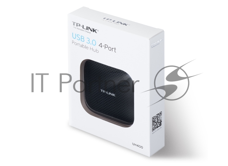 Разветвитель USB 3.0 TP-Link UH400 4порт. черный