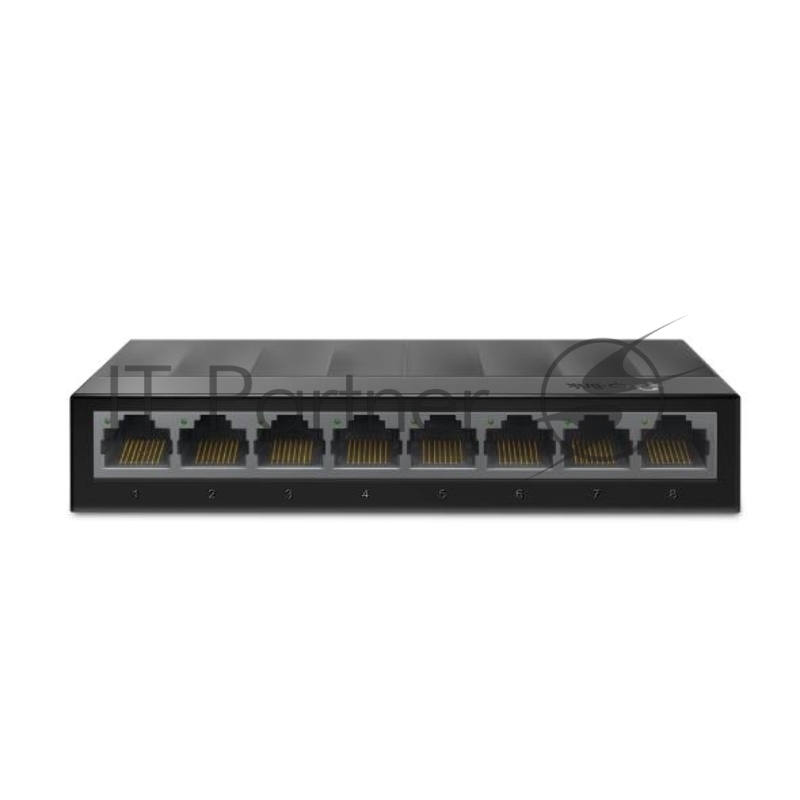 Коммутатор 8 ports Giga Unmanaged switch, 8 10/100/1000Mbps RJ-45 ports, plastic shell, desktop and wall mountable