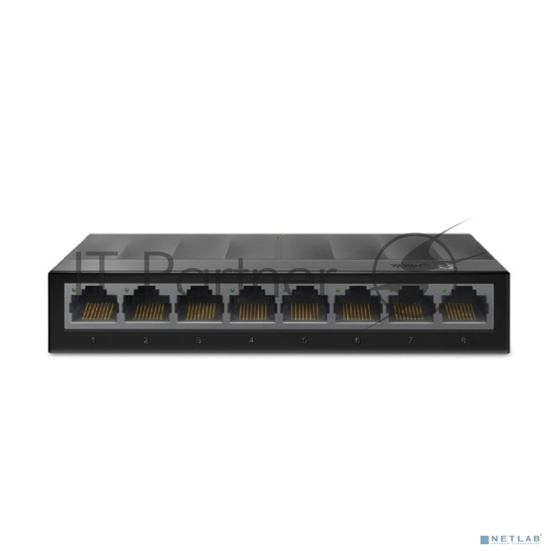Коммутатор 8 ports Giga Unmanaged switch, 8 10/100/1000Mbps RJ-45 ports, plastic shell, desktop and wall mountable