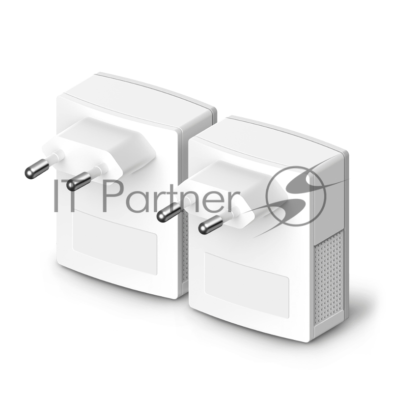 Сетевой адаптер TP-Link TL-PA4010KIT AV600 Nano Powerline Ethernet Adapter Starter Kit, Ultra Compact Size, 500Mbps Powerline Datarate, 10/100Mbps Fast Ethernet, HomePlug AV, Green Powerline, Plug and Play, Twin Pa